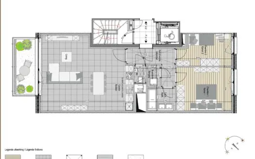 Flat for sale  2 bedrooms 89 m², 277500 €